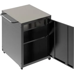 WITT PIIZZA TROLLEY MASTER PIZZAOVN SORT/SLV - 113