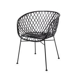 BLOOMINGVILLE KAMA LOUNGESTOL RATTAN SORT - 76