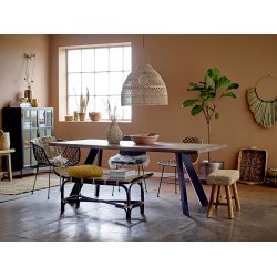 BLOOMINGVILLE KAMA LOUNGESTOL RATTAN SORT - 76