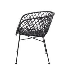 BLOOMINGVILLE KAMA LOUNGESTOL RATTAN SORT - 76