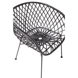 BLOOMINGVILLE KAMA LOUNGESTOL RATTAN SORT - 76
