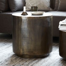 HOUSE DOCTOR SOFABORD ANTIK/MESSINGFINISH - 50