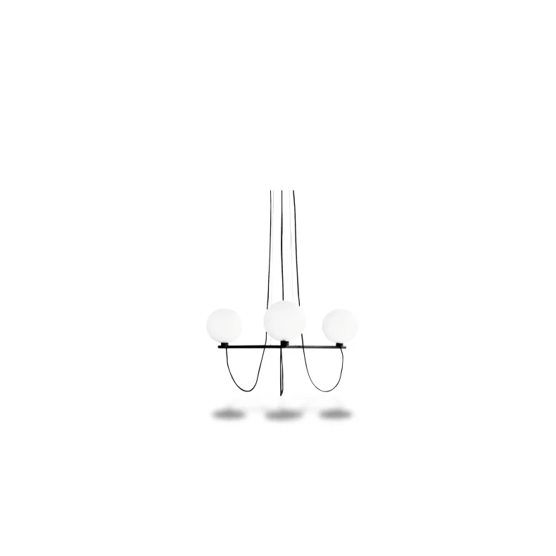 HANDVRK 3-GLOBE CHANDELIER - 83