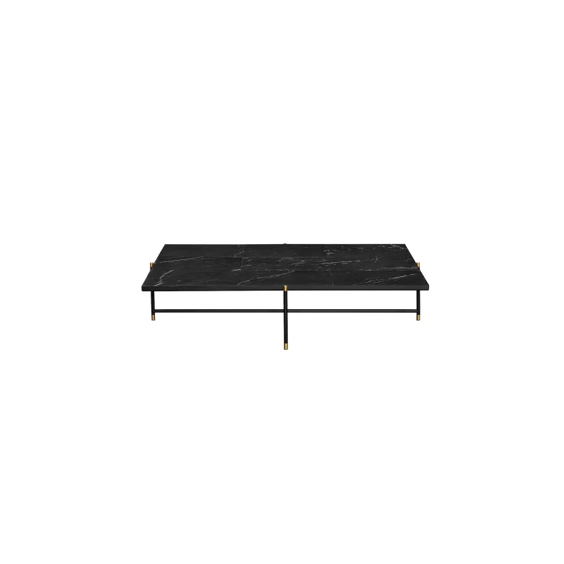 HANDVRK COFFEE TABLE BRASS FRAME - 140