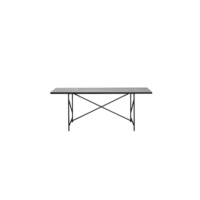 HANDVRK DINING TABLE BLACK FRAME LYSEGR - 185