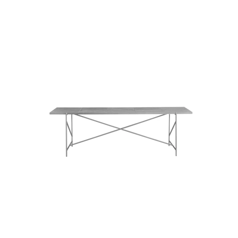 HANDVRK DINING TABLE STAINLESS STEAL LYSEGR - 230