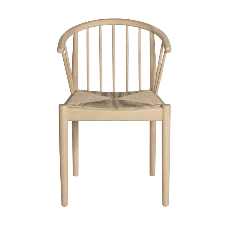 HASLEV LINDEBERG STOL HVIDOLIERET EG - 78