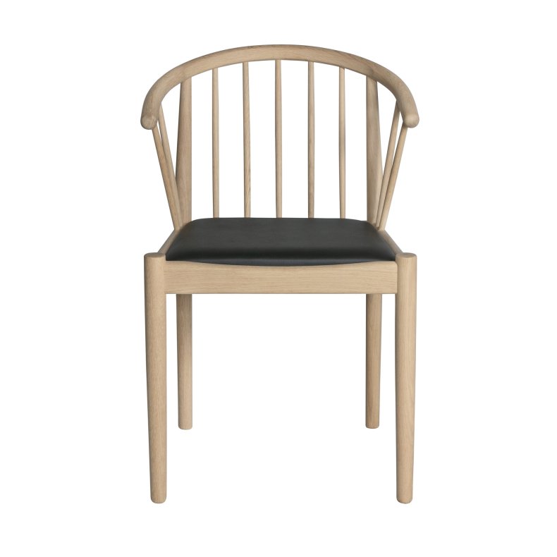 HASLEV LINDEBERG STOL SORT LDER - 78