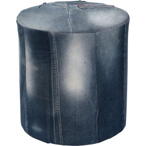 Trademark Living Denim puf - h�j 46