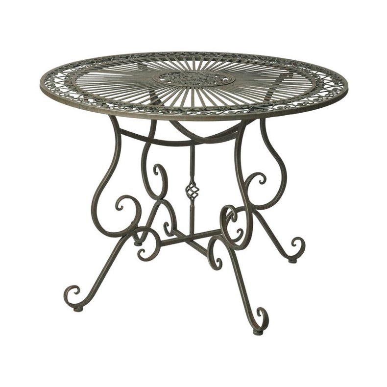 LENE BJERRE ROSIE TABLE ANTIQUE GREEN/GREY/BROWN - 99 