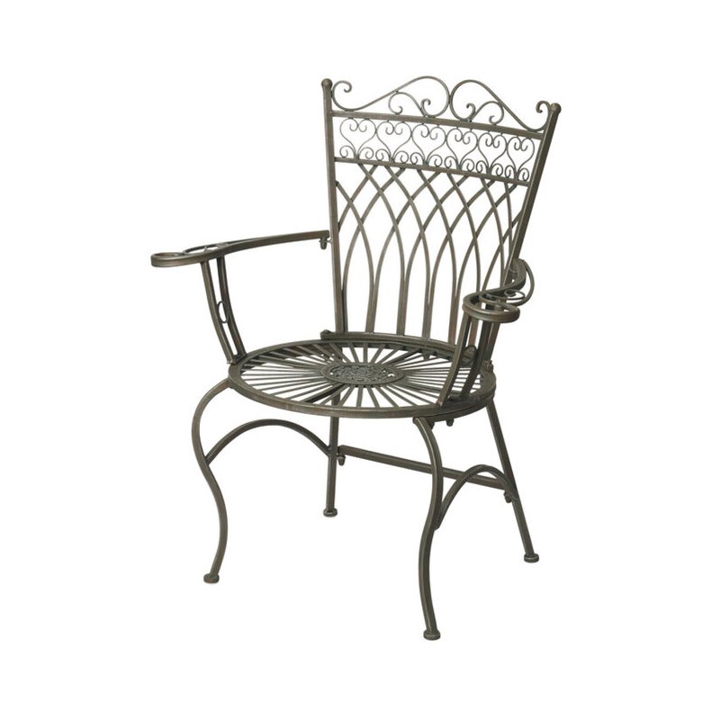 LENE BJERRE ROSIE STOL ANTIQUE GR�N/GR�/BRUN - 76