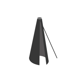 CANE - LINE HARBOUR PARASOL M/SNORETR�K ANTRACIT - 3 - DUG