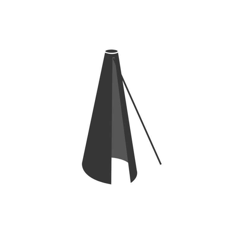 CANE - LINE HARBOUR PARASOL M/SNORETR�K ANTRACIT - 3 - DUG