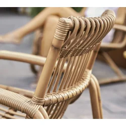 CANE-LINE CURVE LOUNGESTOL - NATURAL 77