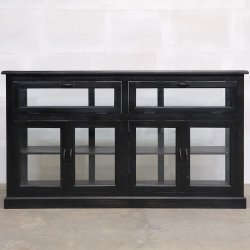 TRADEMARK LIVING SKNK M/GLASLGER SORTMALET - 180