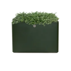 CANE-LINE GROW PLANTEKASSE REKTANGULR - LAVA GREY ALUMINIUM 90