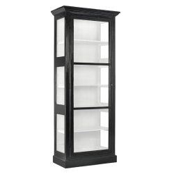 NORDAL CLASSIC VITRINESKAB SORT/HVID - 212