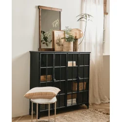 NORDAL DOWNTOWN VITRINESKAB SORT - 120