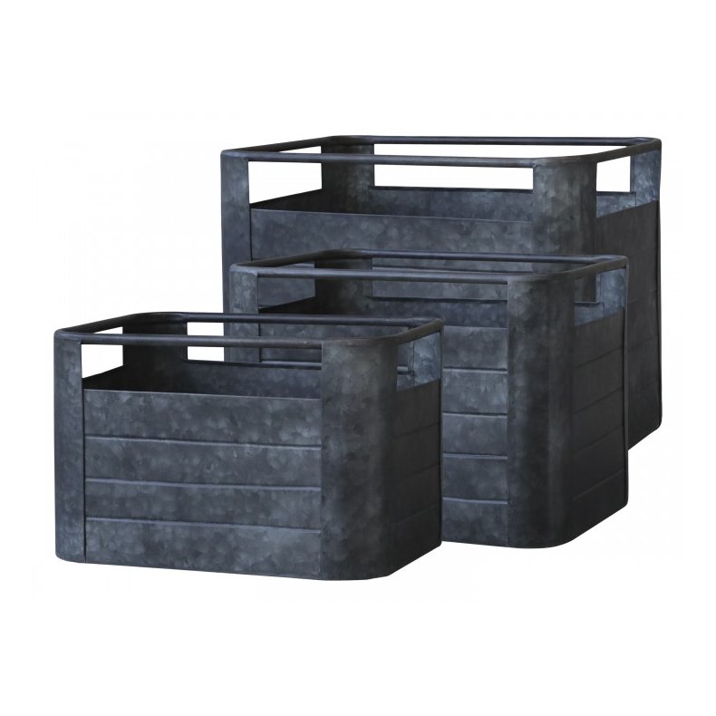 Chic Antigue Skjulere m/hndtag st af 3 - 40