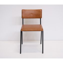 Trademark Living Diner stol med l�ders�de - brun 78