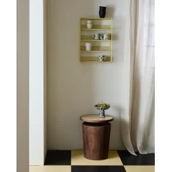 NORDAL KWANDO SIDEBORD M/TRAVERTINPLADE - 50