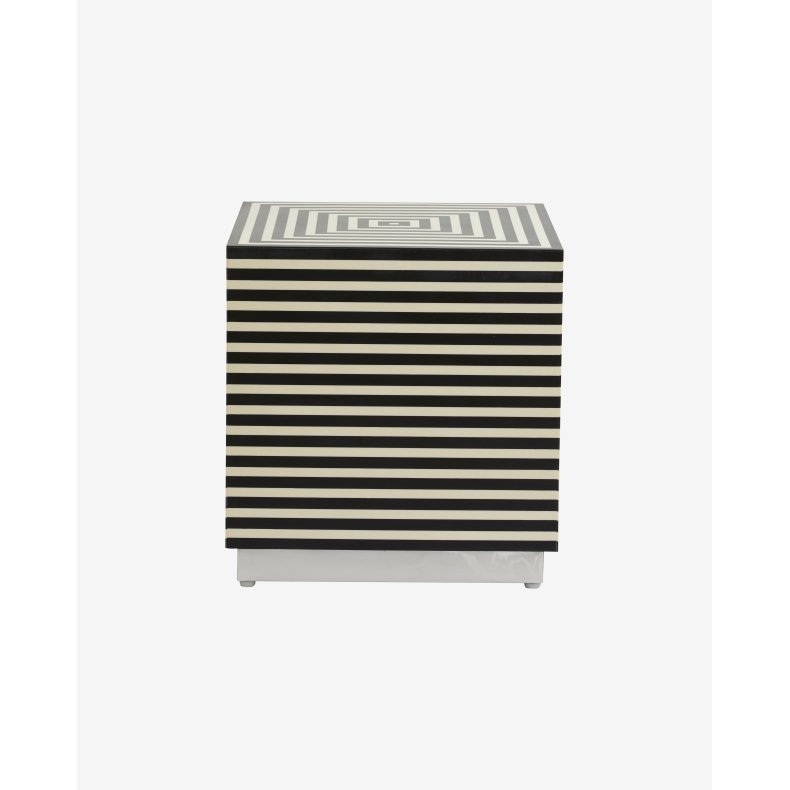 NORDAL TAURA SOFABORD SORT/HVID - 47