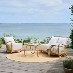 SIKA DESIGN CHARLOTTENBORG EXTERIOR 2-PERS SOFA NATURAL INKL HYNDE - 136