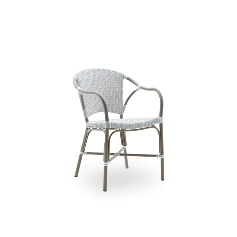 SIKA DESIGN VALERIE EXTERIOR CAFESTOL GR M/ HVID PRIK - 81