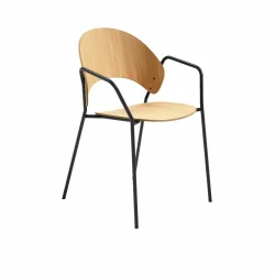 PLEASE WAIT TO BE SEATED DOSINA SPISESTOL MED ARML�N OLIEBEHANDLET EG - 55