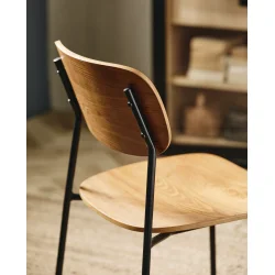 NORDAL ESA SPISEBORDSSTOL BRUN - 76