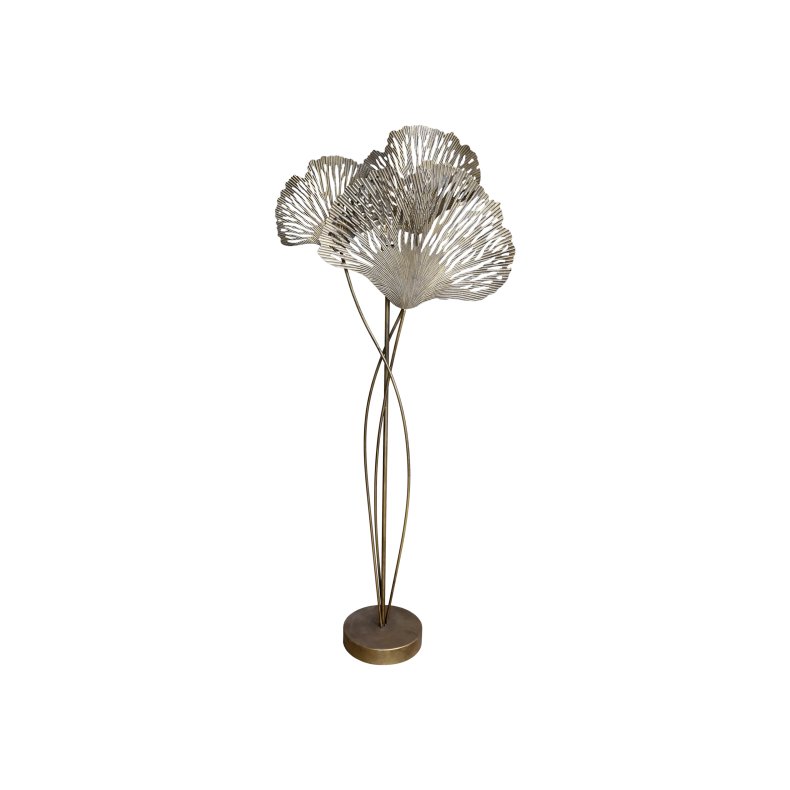 CHIC ANTIQUE STANDERLAMPE M/BLADE - 161