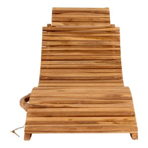 House Nordic Arrieta Teak Liggestol - Solvogn i teaktr 185