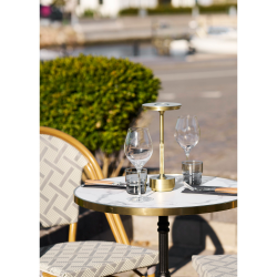 HOUSE NORDIC CAFEBORD MARMOR LOOK/ ST�BEJERN BEN SORT - 60