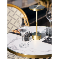 HOUSE NORDIC CAFEBORD MARMOR LOOK/ ST�BEJERN BEN SORT - 60