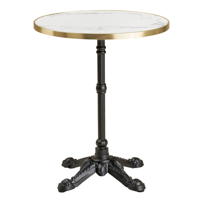 HOUSE NORDIC CAFEBORD MARMOR LOOK/ ST�BEJERN BEN SORT - 60