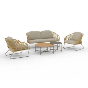 HOUSE NORDIC NOVELLA LOUNGEST STL BEIGE - 162