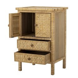 BLOOMINGVILLE LORRIS KOMMODE NATUR RATTAN - 45