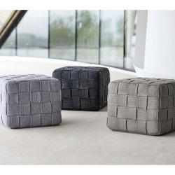 CANE- LINE CUBE FODSKAMMEL - DARK GREY 48