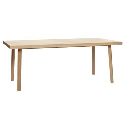 HBSCH HERRINGBONE SPISEBORD EGETR M/SILDEBEN NATUR - 200