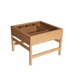 HBSCH GLITZ SOFASKAB NATUR - 60