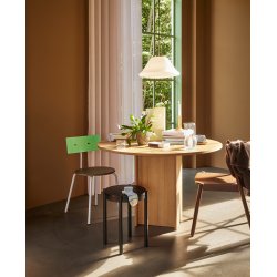 HBSCH STRAIGHT RUNDT SPISEBORD NATUR - 120