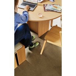 HBSCH STRAIGHT RUNDT SPISEBORD NATUR - 120