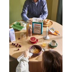 HBSCH STRAIGHT RUNDT SPISEBORD NATUR - 120