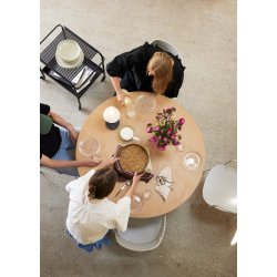 HBSCH STRAIGHT RUNDT SPISEBORD NATUR - 120