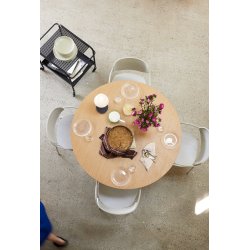 HBSCH STRAIGHT RUNDT SPISEBORD NATUR - 120