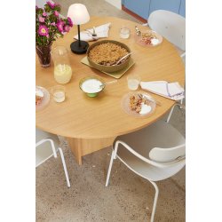 HBSCH STRAIGHT RUNDT SPISEBORD NATUR - 120