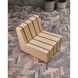 HOUSE DOCTOR LOUNGESTOL JASS NATUR/SORT - 82