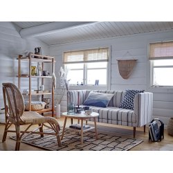 BLOOMINGVILLE ROSEN LOUNGESTOL RATTAN NATUR - 90