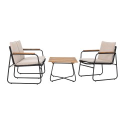 BLOOMINGVILLE HAMPTON SOFABORD BRUN - 90 