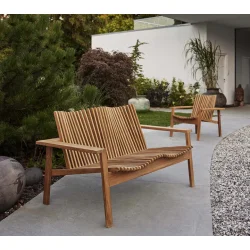 Cane-Line Amaze Loungestol - Teak 8